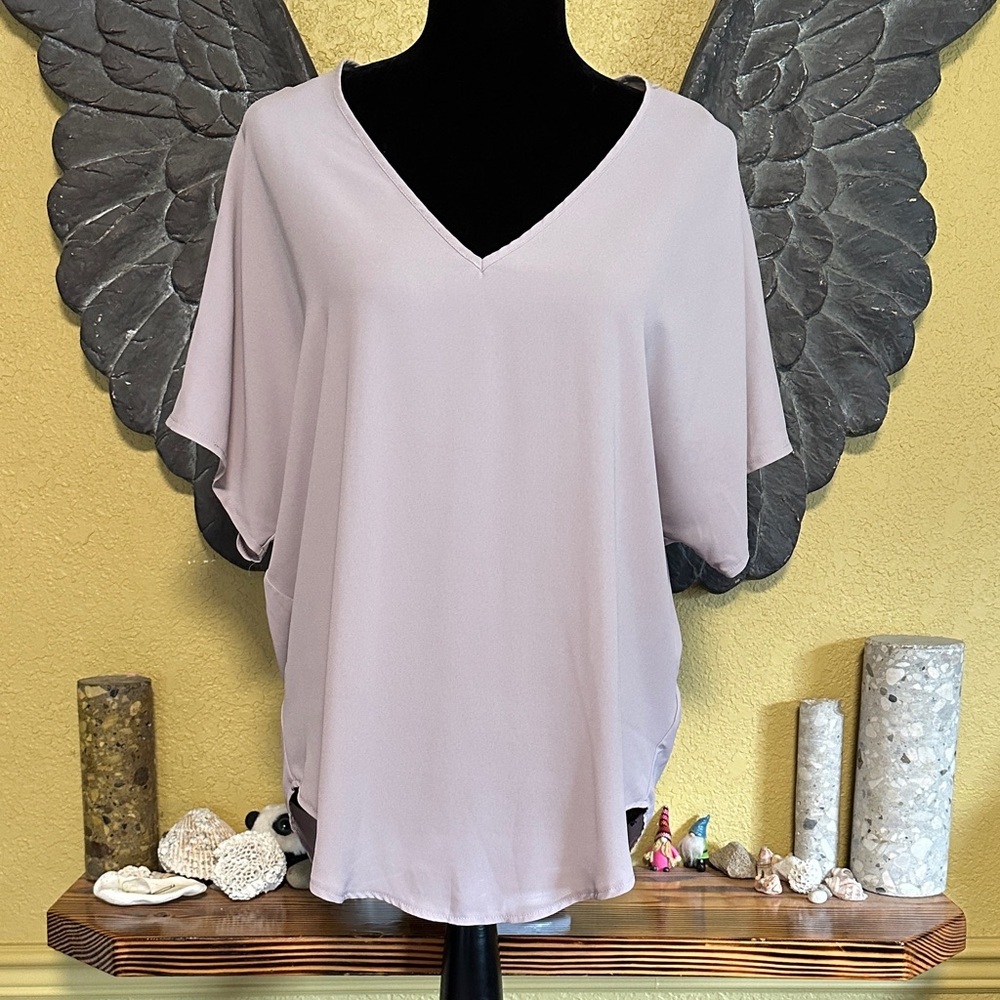 Lush V-Neck Blouse